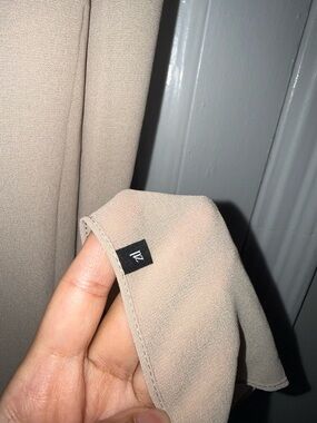 Veiled is the bluish & Very Beige Chiffon Scarf Wrap